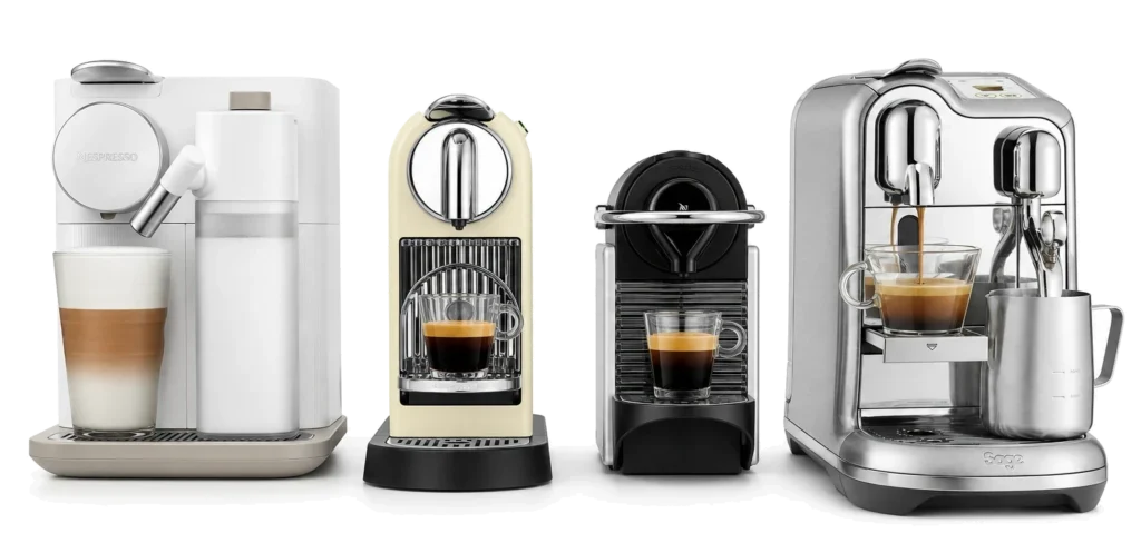 Nespresso Modelle mit und ohne Milchaufschäumer
